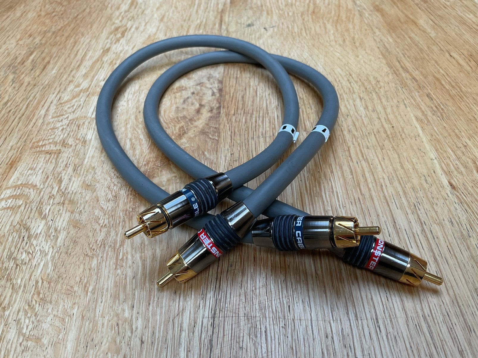 Monster Cable M-series M550i stereo rca interlink 50cm, Ophalen of Verzenden, Gebruikt, Minder dan 2 meter, Interlink-kabel