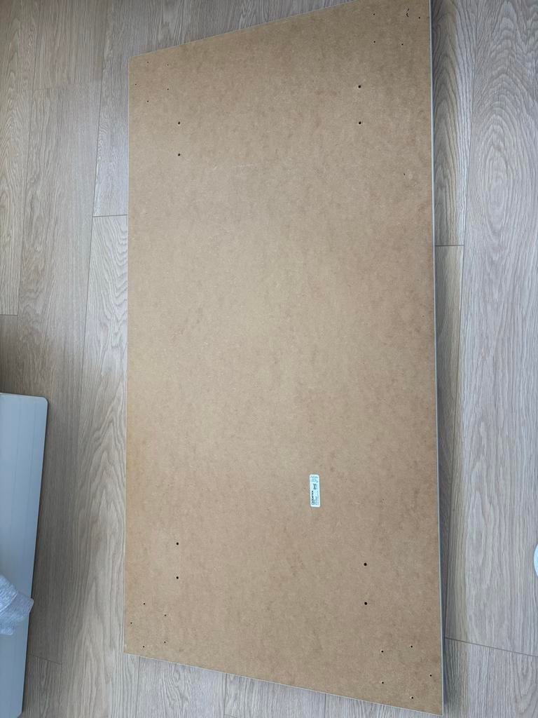 IKEA LAGKAPTEN Tafelblad Wit - 120x60 cm, Gebruikt, Minder dan 100 cm, Hout, 50 tot 100 cm