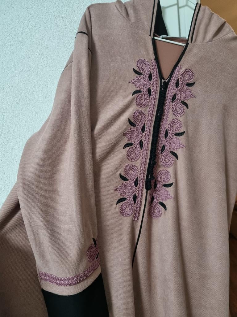 Nieuw Marokkaanse Djellaba Takshita Abaya Avondjurk Winterj, Ophalen of Verzenden, Nieuw, Overige kleuren, Onder de knie