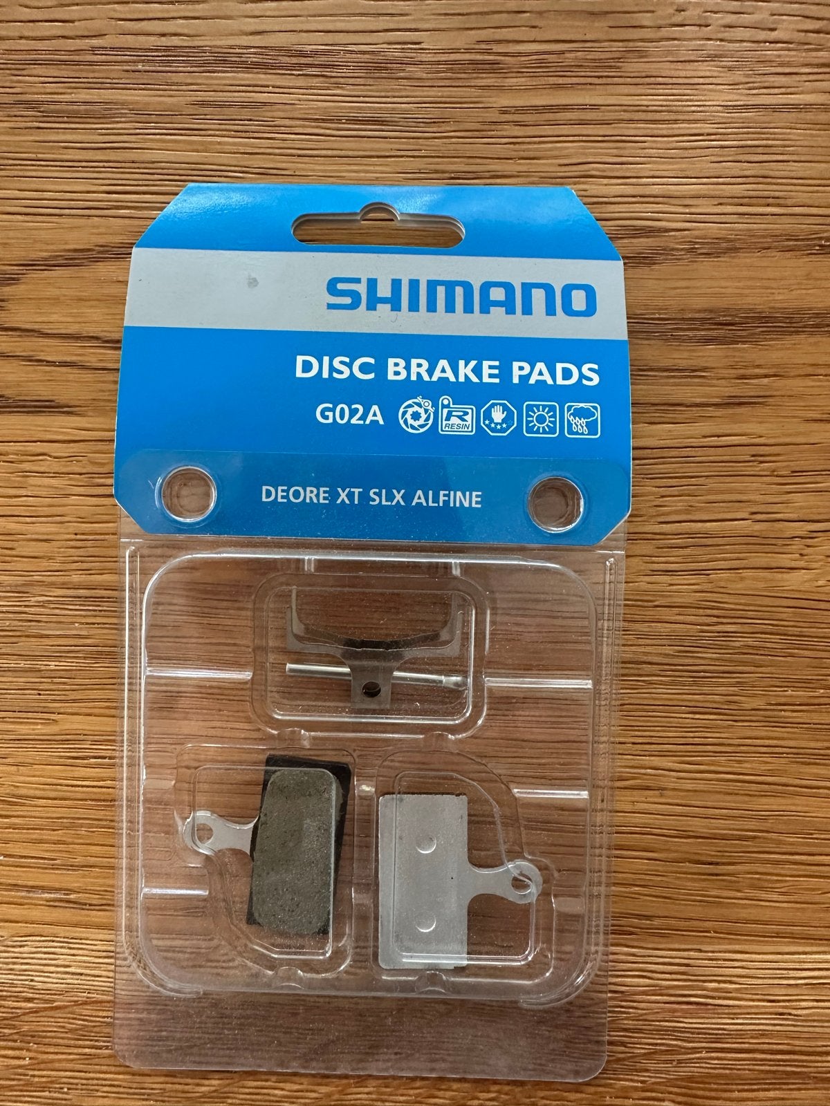 Shimano G02A Resin Disc Remblokken Deore XT SLX Alfine, Remmen, Ophalen of Verzenden, Mountainbike, Nieuw