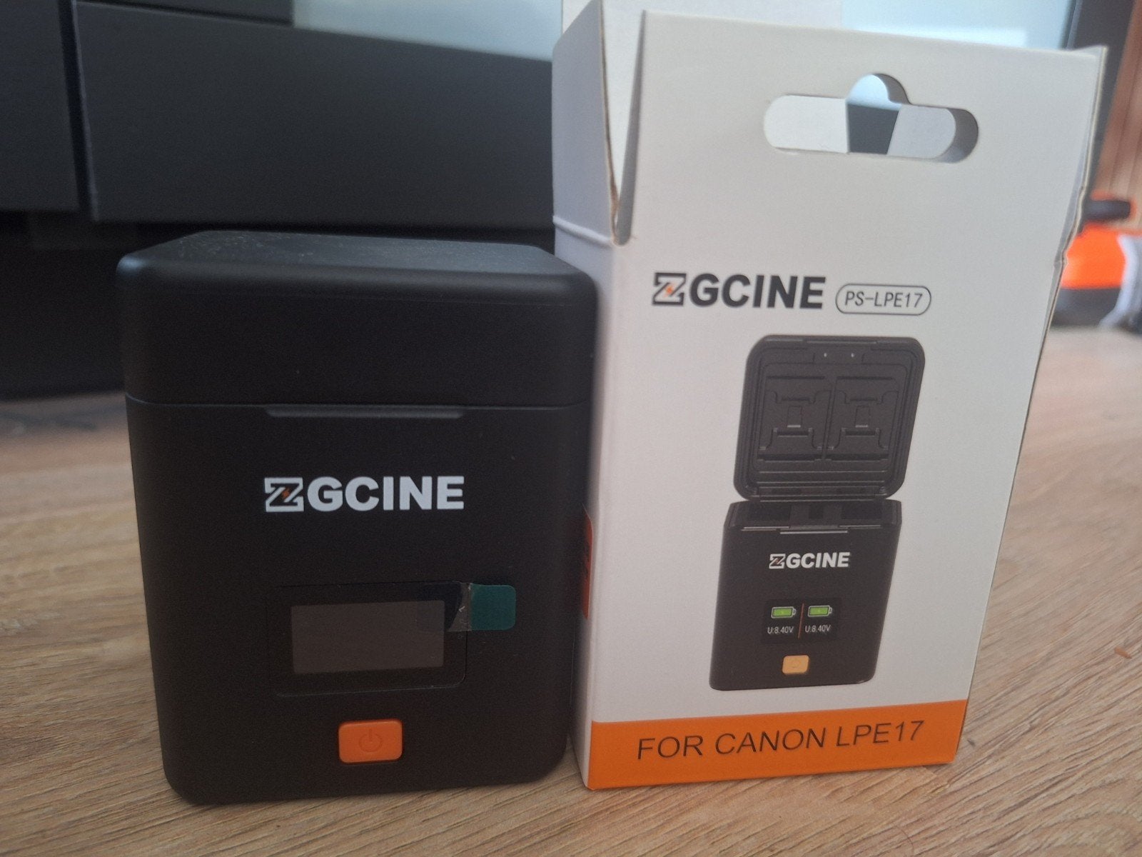 ZGCINE PS-LPE17 Oplader met Canon LP-E17 Accu, Audio, Tv en Foto, Acculader, Canon, Overige merken, Zo goed als nieuw