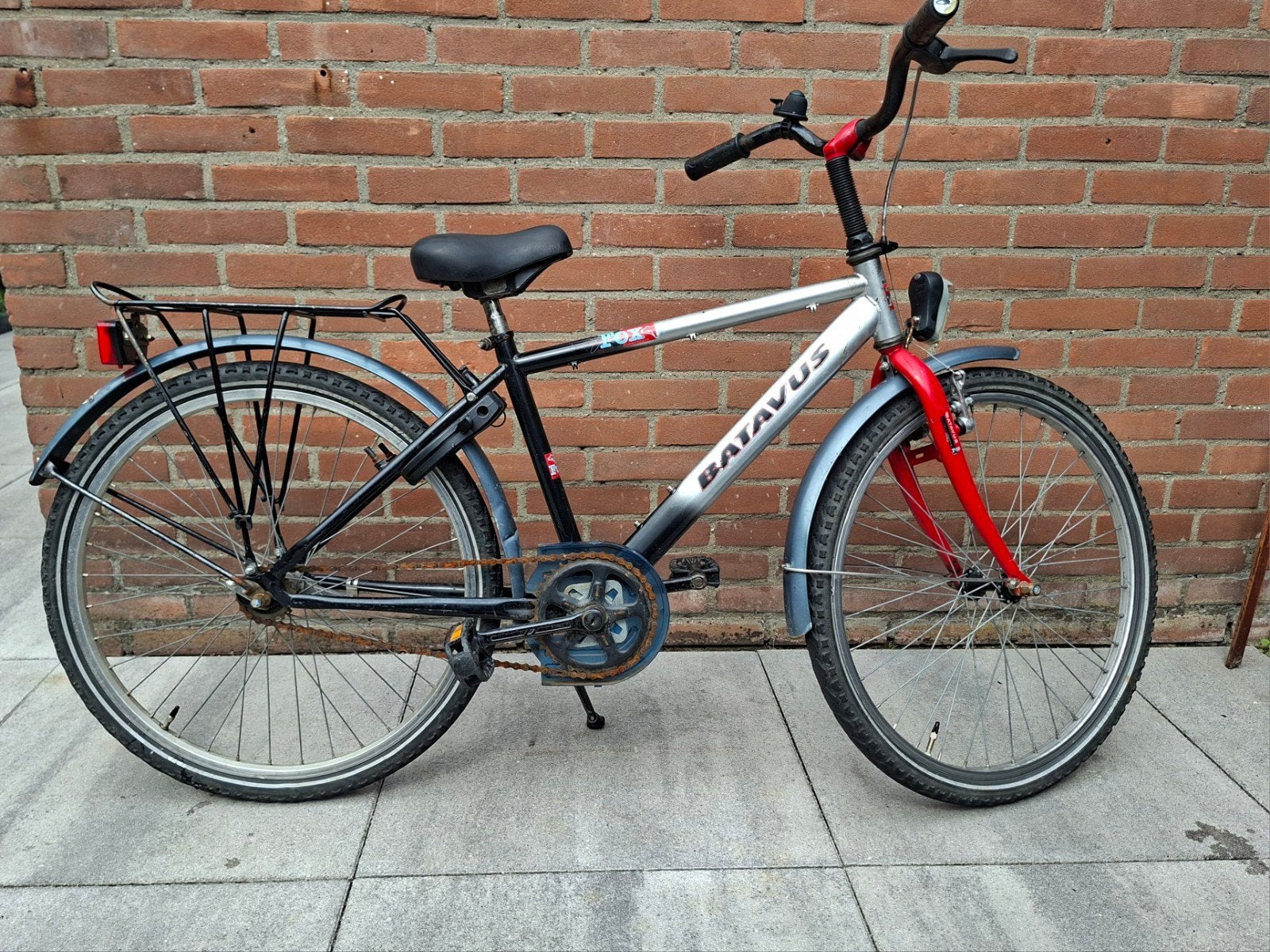 24 inch Batavus kinderfiets, Gebruikt, Batavus, Ophalen of Verzenden, Terugtraprem