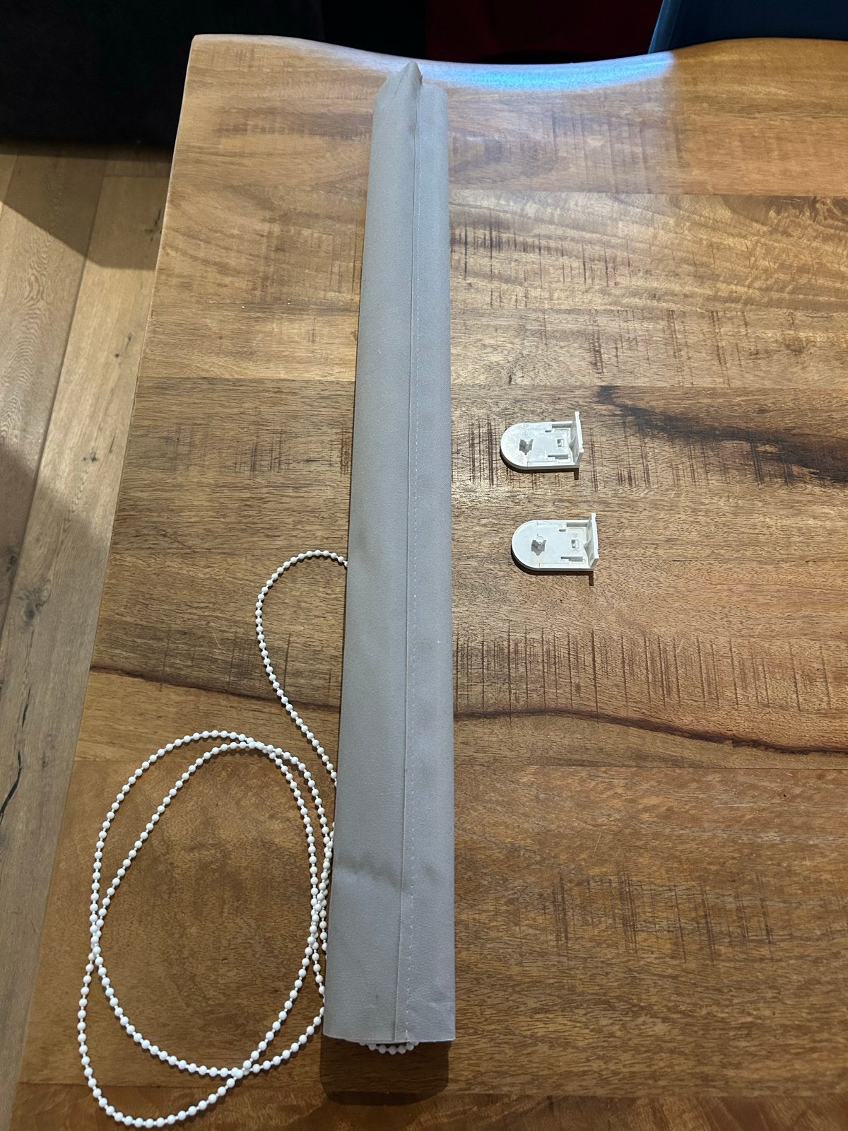 Grijs rolgordijn - 70 cm breed x 200 cm hoog, Overige merken, Verduisterend, Ophalen of Verzenden, Zo goed als nieuw