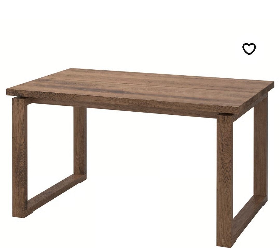 Eettafel eikenfineer, Ophalen, Rechthoekig, 200 cm of meer, 50 tot 100 cm