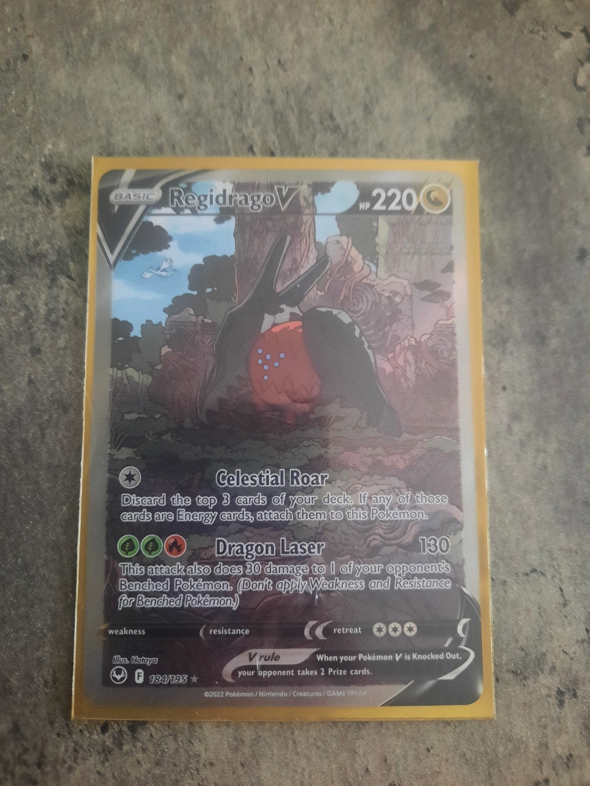Pokémon Regidrago V 184/195 Alternate Full Art – Silver Temp, Ophalen, Nieuw