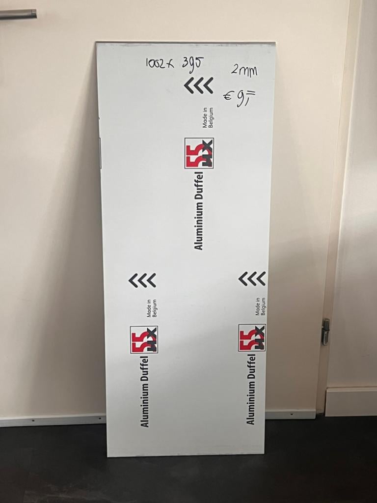 Aluminum plaat, Ophalen, Nieuw