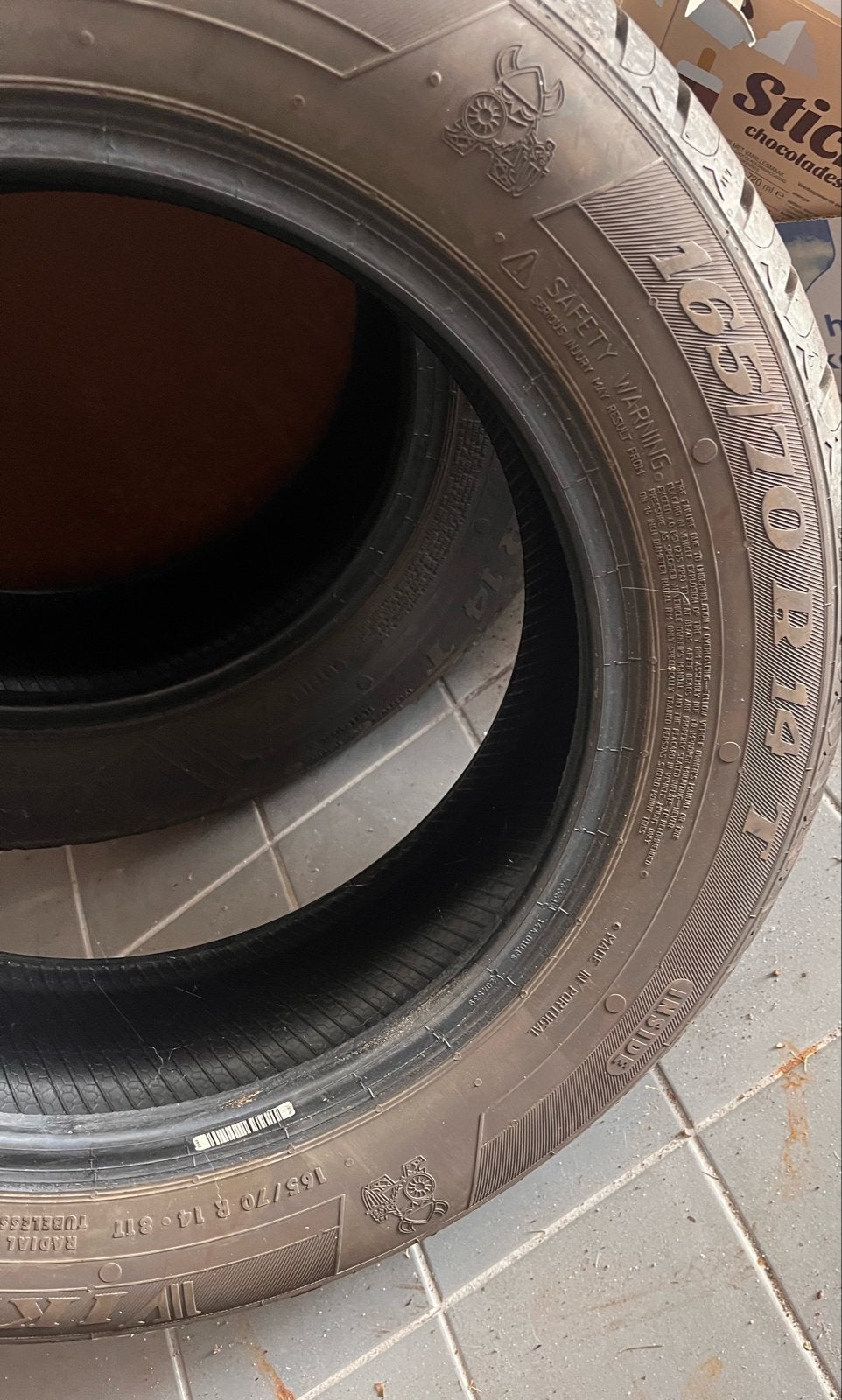 Viking Norrway 165/70 R14 81T zomerbanden (2 stuks), Auto-onderdelen, Ophalen, 14 inch, Gebruikt, Band(en)