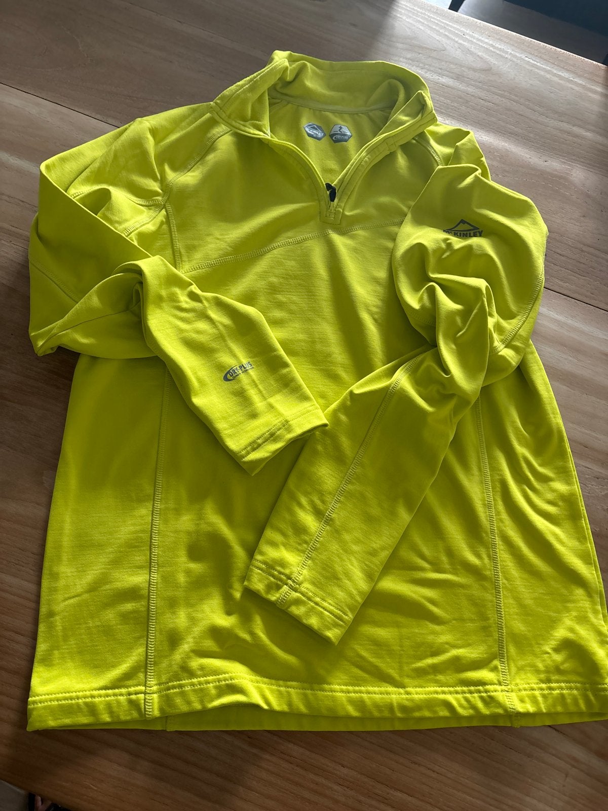 McKinley Dry-Plus Sportshirt - Maat M, Geel, Ophalen, Maat 38/40 (M), Fitness of Aerobics