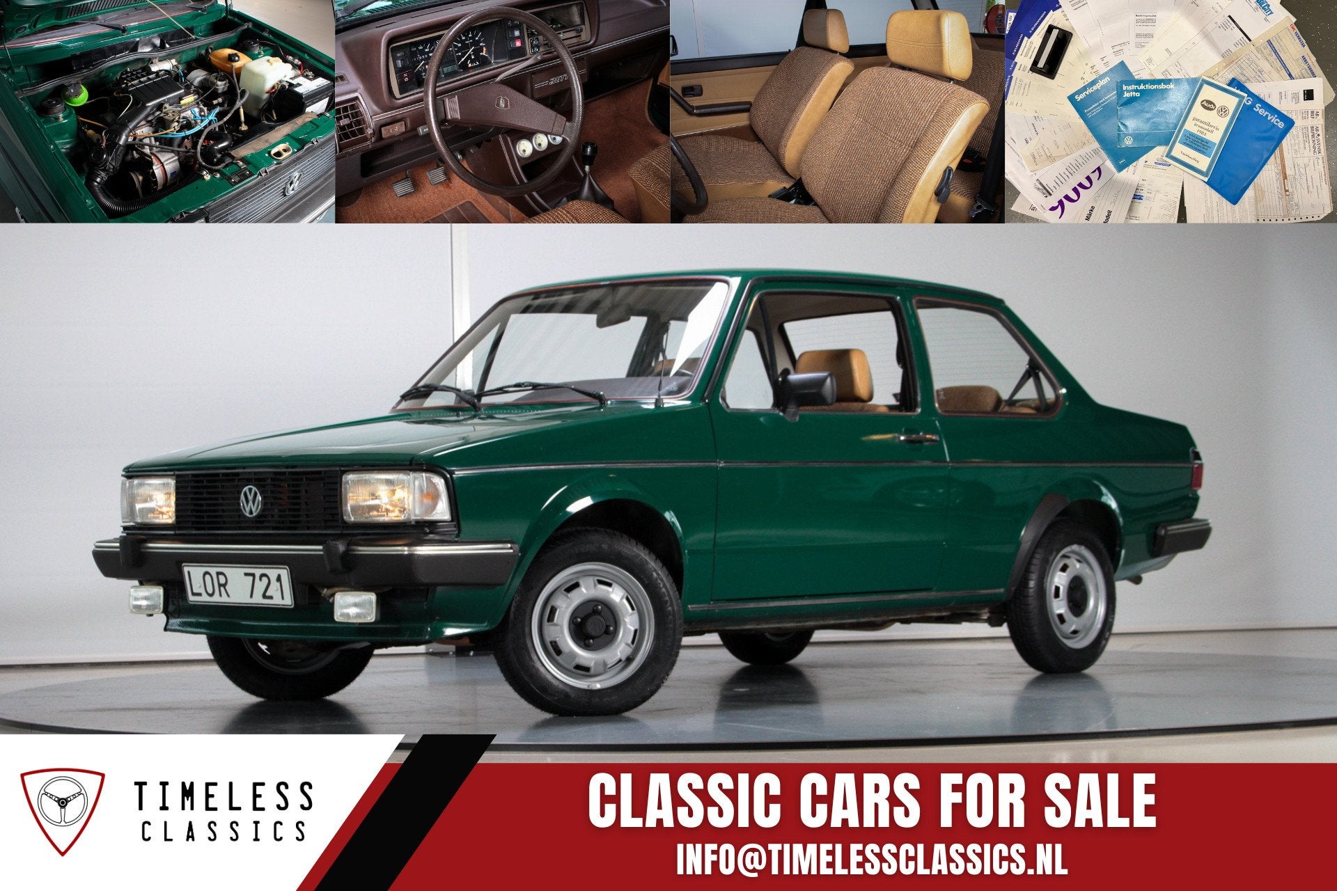 1984 Volkswagen Jetta Mk1 1.6, Voorwielaandrijving, Gebruikt, 1457 cc, 4 cilinders