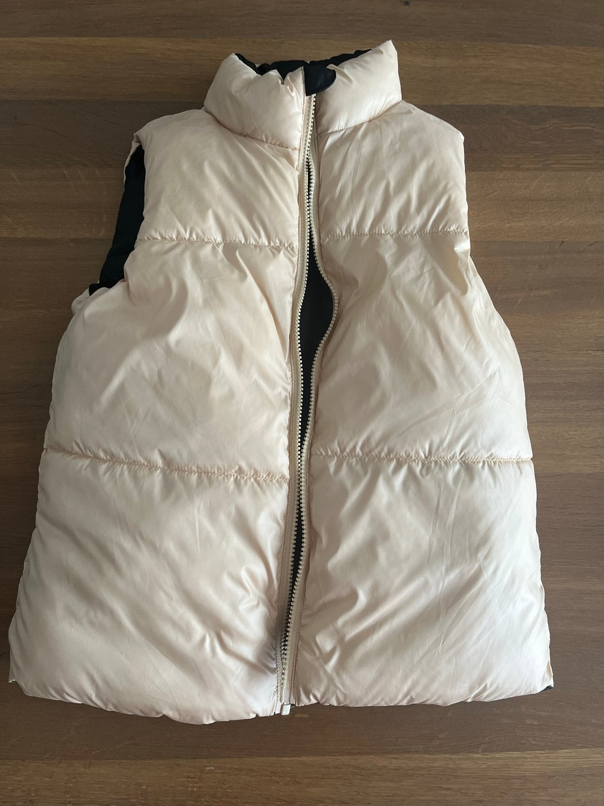 Only bodywarmer beige/zwart mt 158, Ophalen of Verzenden, Nieuw, Meisje, Jas