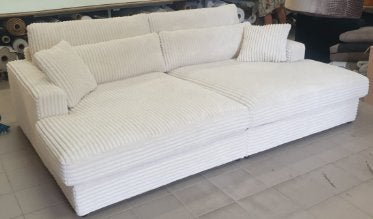 Grote relax bank, 1 kruk, Ophalen, Zo goed als nieuw