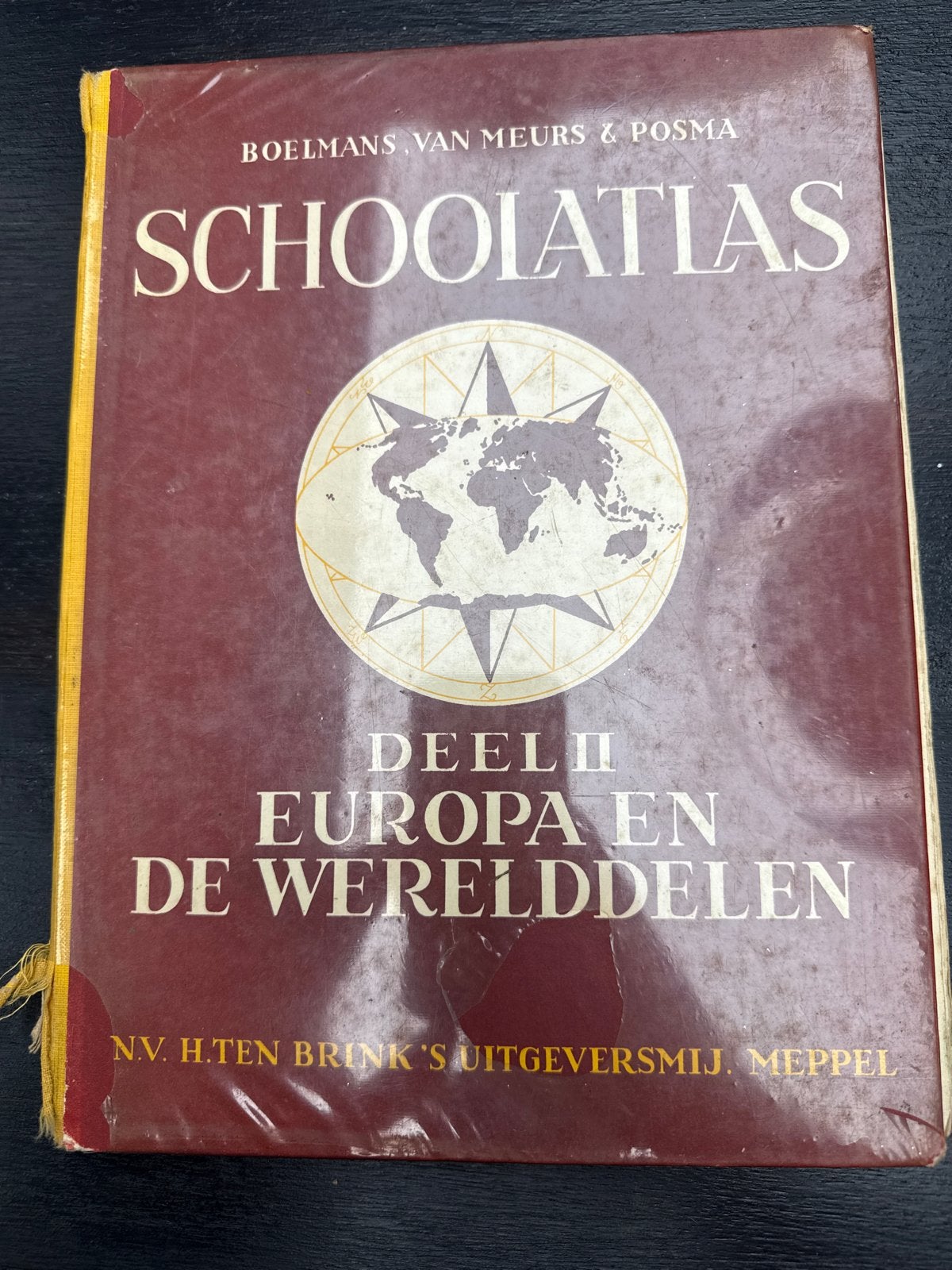 Schoolatlas Boelmans, Van Meurs & Posma - Deel II, Boeken, Atlassen en Landkaarten, Overige atlassen, 1800 tot 2000, Wereld, Ophalen