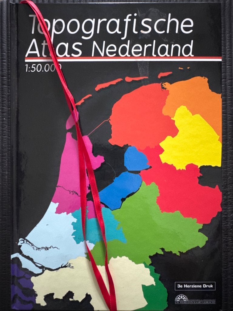 Topografische Atlas van Nederland – Marcel Kuiper, Overige atlassen, Marcel Kuiper, Ophalen of Verzenden, Zo goed als nieuw