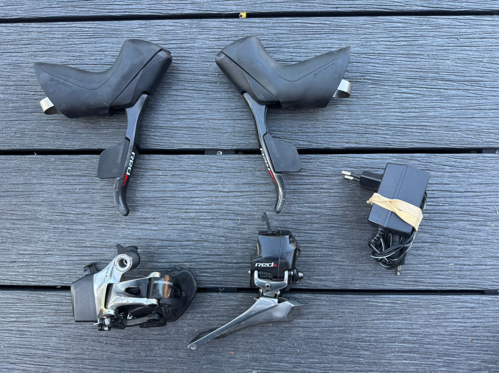 SRAM Red groepset  2x11sp disc, Fietsen en Brommers, Fietsonderdelen, Ophalen, Gebruikt, Racefiets