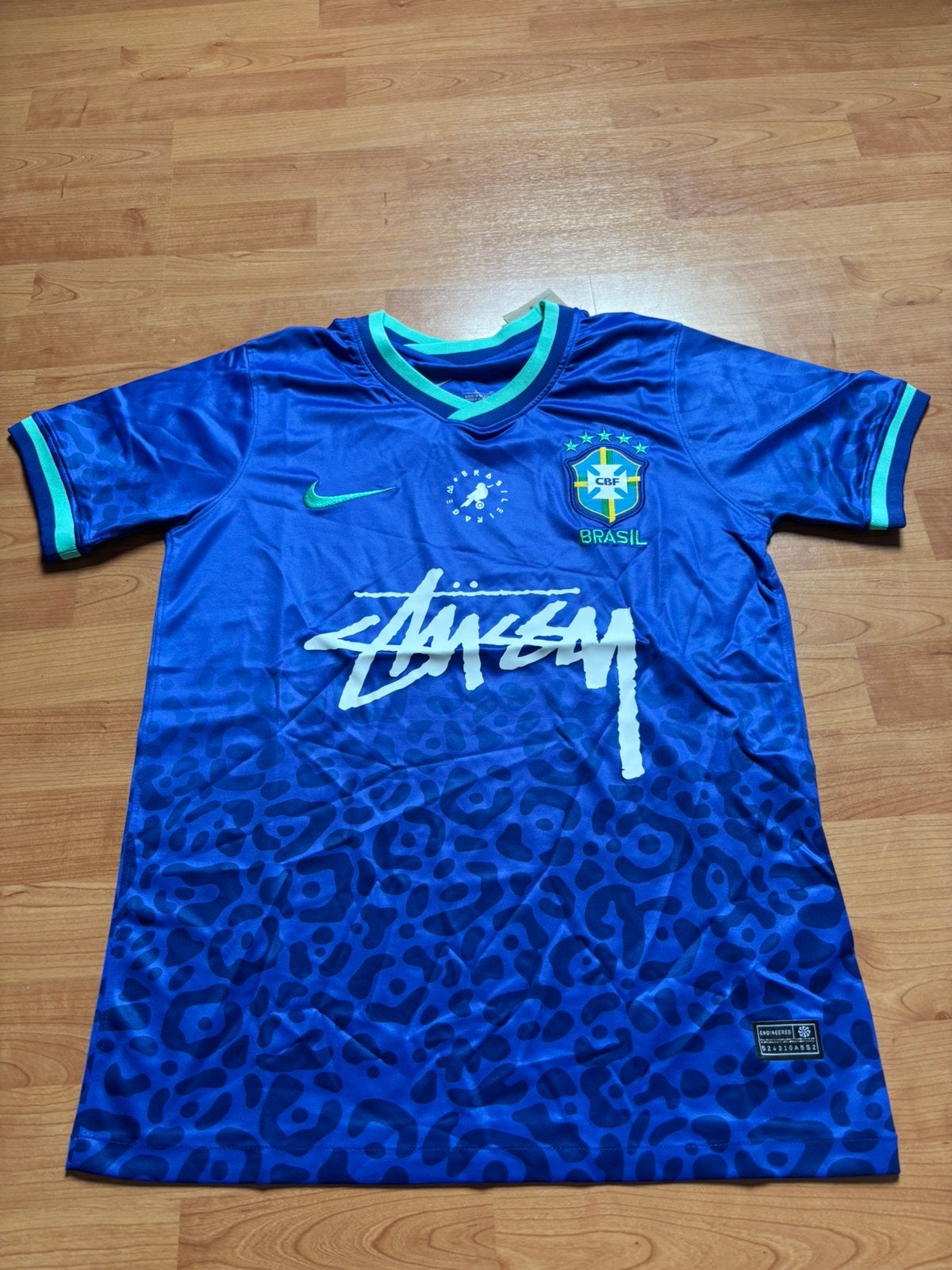 Stussy x Nike x CBF Brazilië Voetbalshirt Maat S, Maat S, Ophalen of Verzenden, Nieuw, Shirt