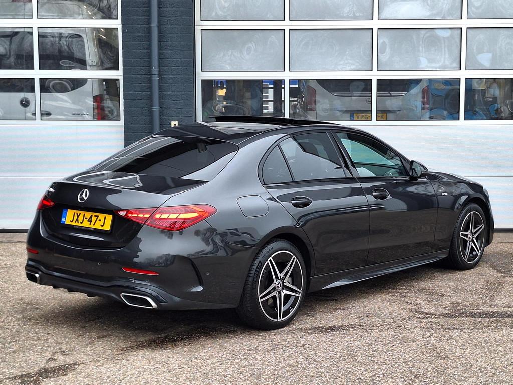 Mercedes-Benz C-klasse 300 e AMG Line | Night Pakket | Panor, Automaat, Achterwielaandrijving, 4 cilinders, Plug-in hybride