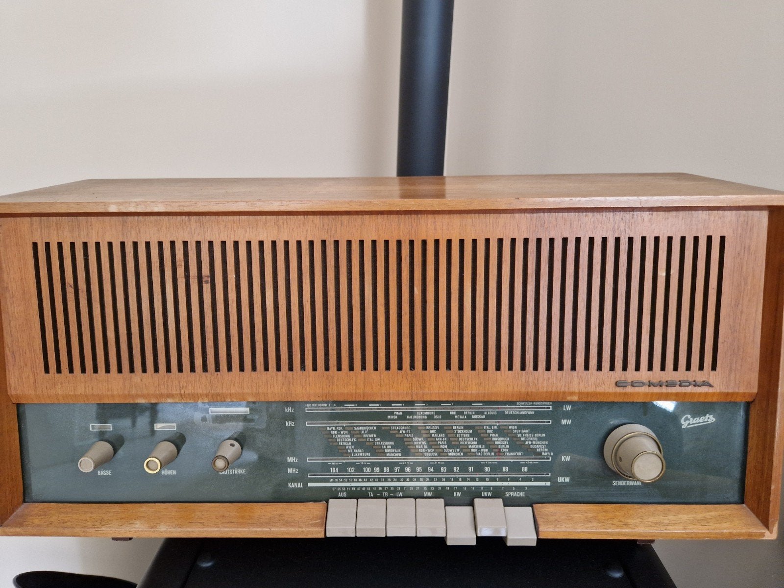 Ouderwetse Greats radio - defect, voor reparatie, Ophalen of Verzenden