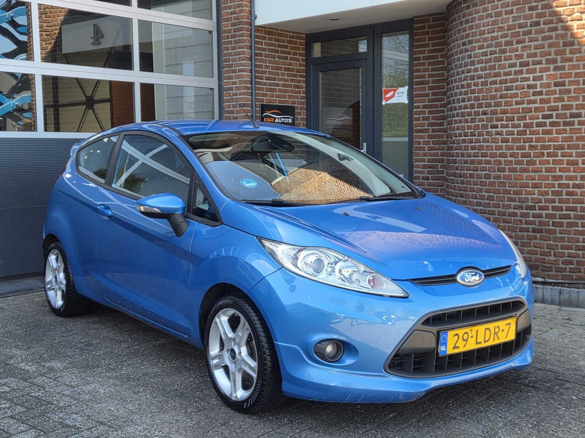 Ford Fiesta 1.6 Sport |Airco | Lm velgen | Nap, Auto's, Ford, Gebruikt, 4 cilinders, Blauw, Origineel Nederlands