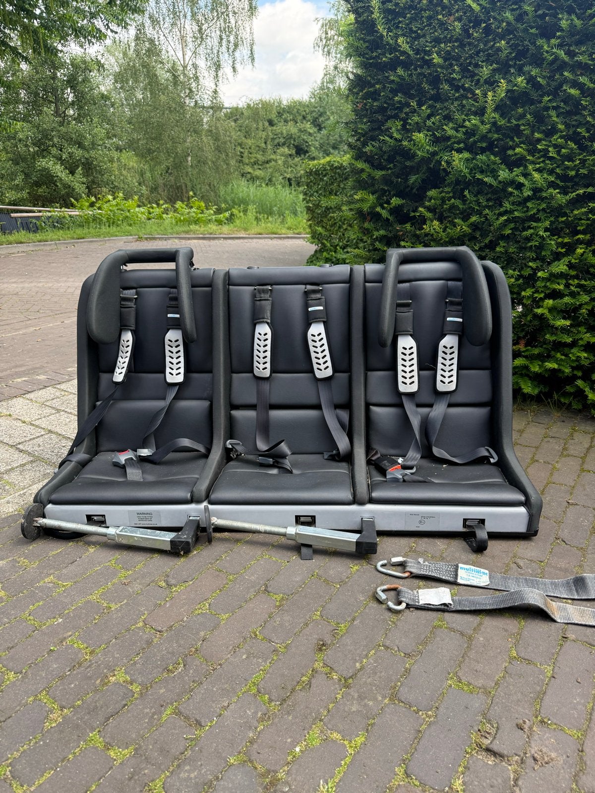 Multimac 3-zits kinderstoel voor auto, Kinderen en Baby's, Zijbescherming, 9 t/m 36 kg, Ophalen, Overige merken