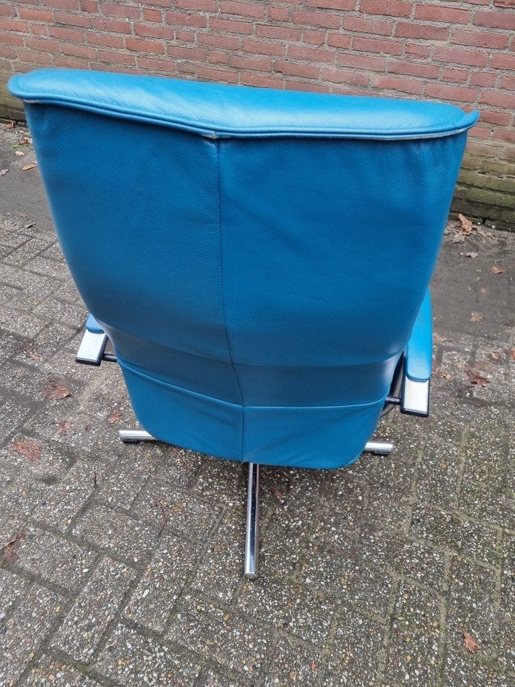 relaxstoel met chromen poten nova styl collections, Ophalen of Verzenden