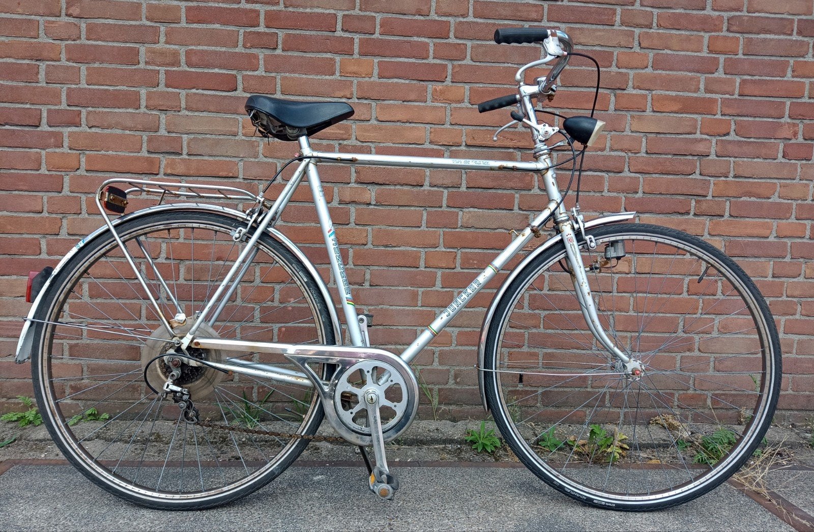 Vintage Juncker (Gazelle) herenfiets met 60 cm frame, 59 cm of meer, Ophalen