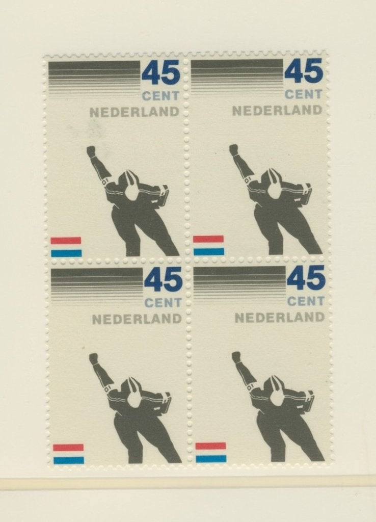M2 PTT Post Postzegels 1982 Schaatsenrijders Bond p-2 jdu, Ophalen of Verzenden, Na 1940, Postfris