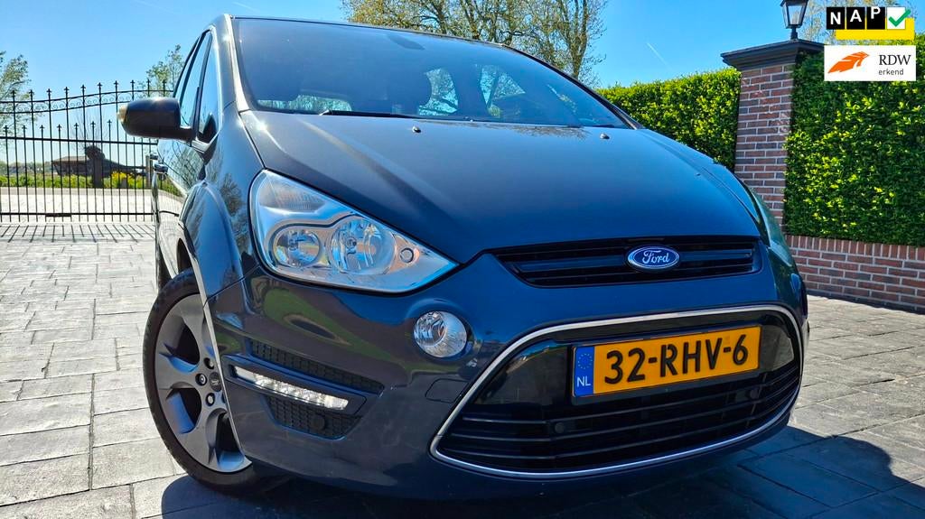 Ford S-Max 2.0 Titanium 7p Automaat Hoge Instap Alle Histori, Euro 5, Stof, Gebruikt, 4 cilinders