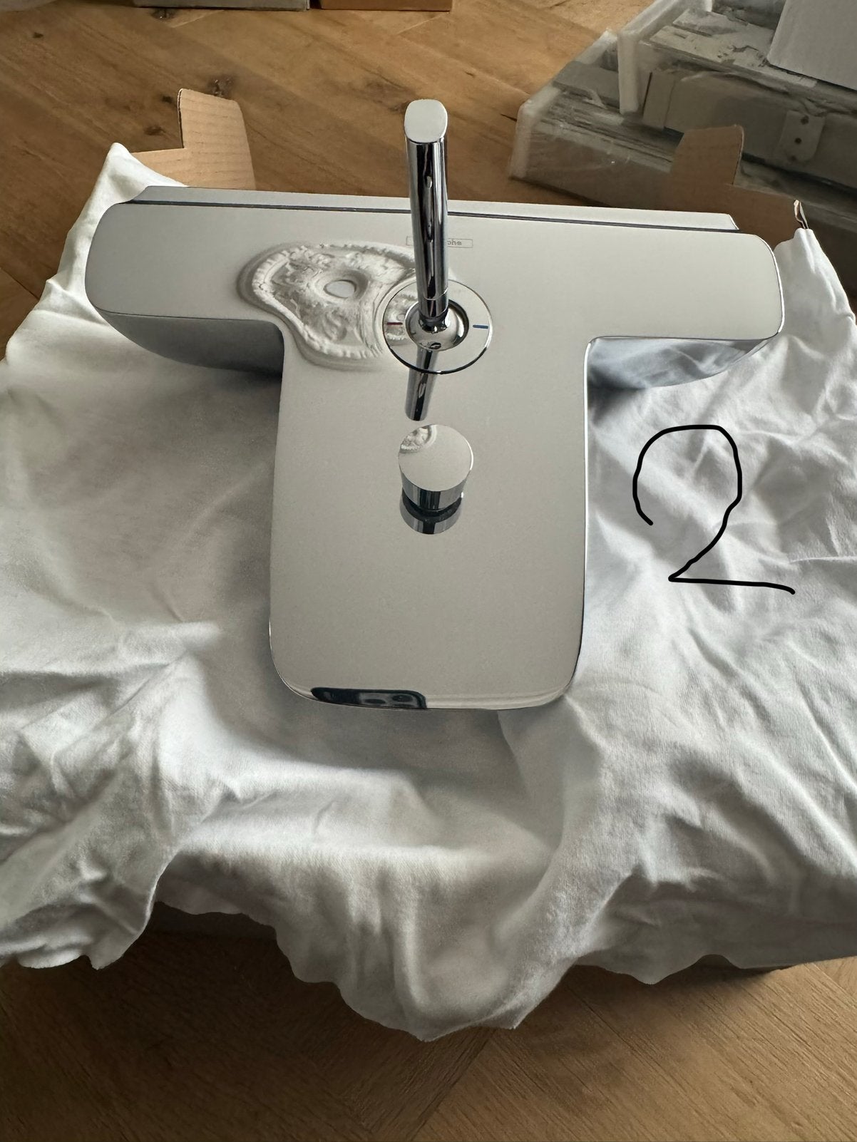 Nieuwe HANS GROHE pura vida kranen seg douche&bad chroom, Ophalen of Verzenden, Nieuw, Chroom