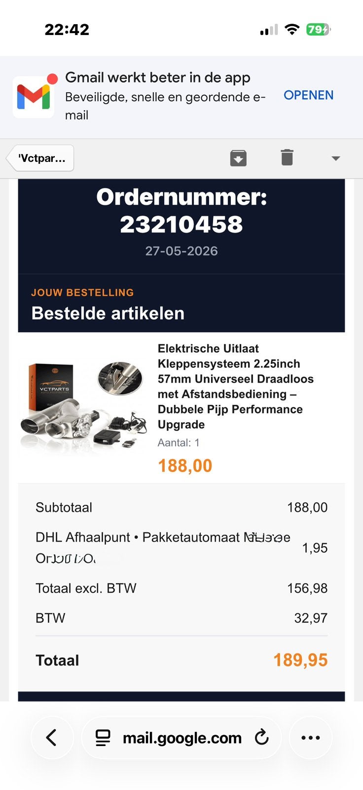 Uitlaat kleppen systeem, Ophalen, Nieuw