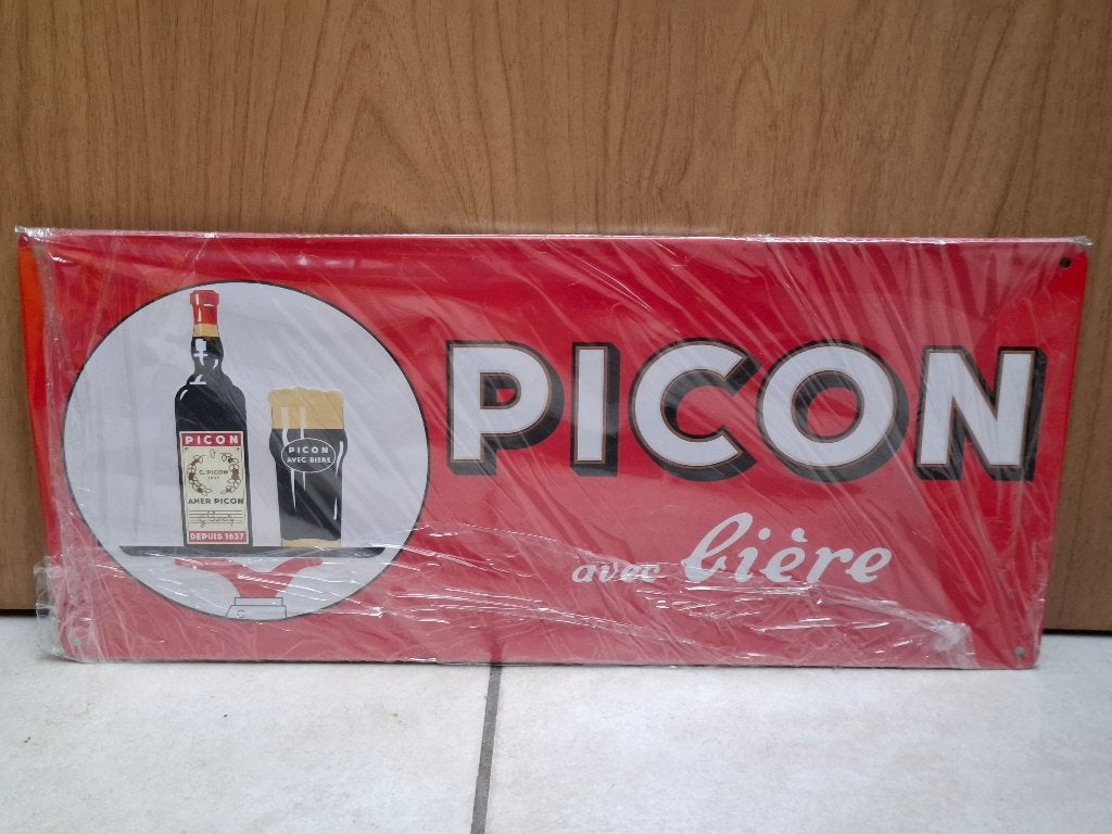 zeldzaam reclamebord Picon, Ophalen of Verzenden, Nieuw, Reclamebord, Plaat of Schild, Overige merken