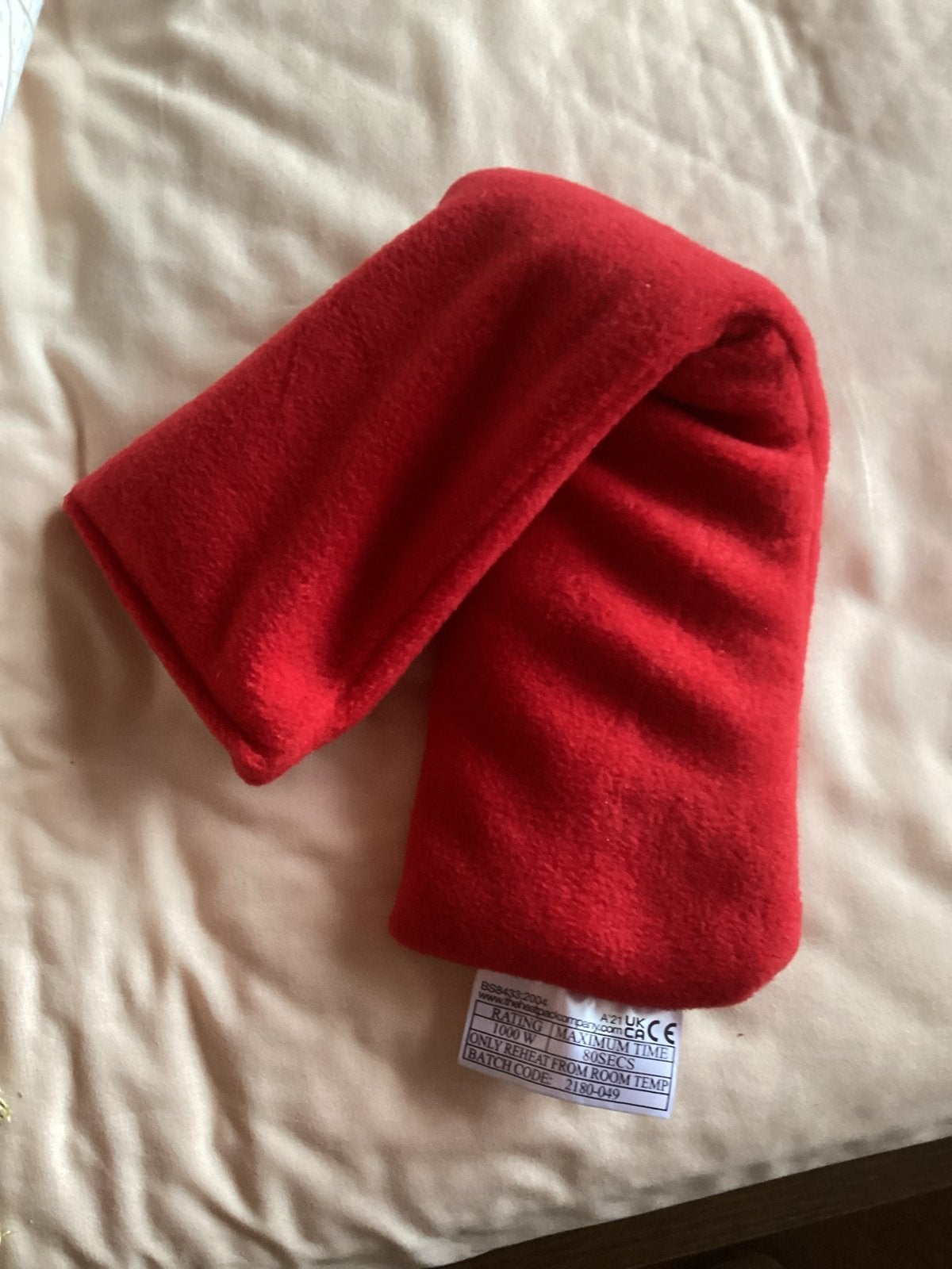 Rood Warmtepak / Warmtekussen - Magnetron, Ophalen of Verzenden, Nieuw
