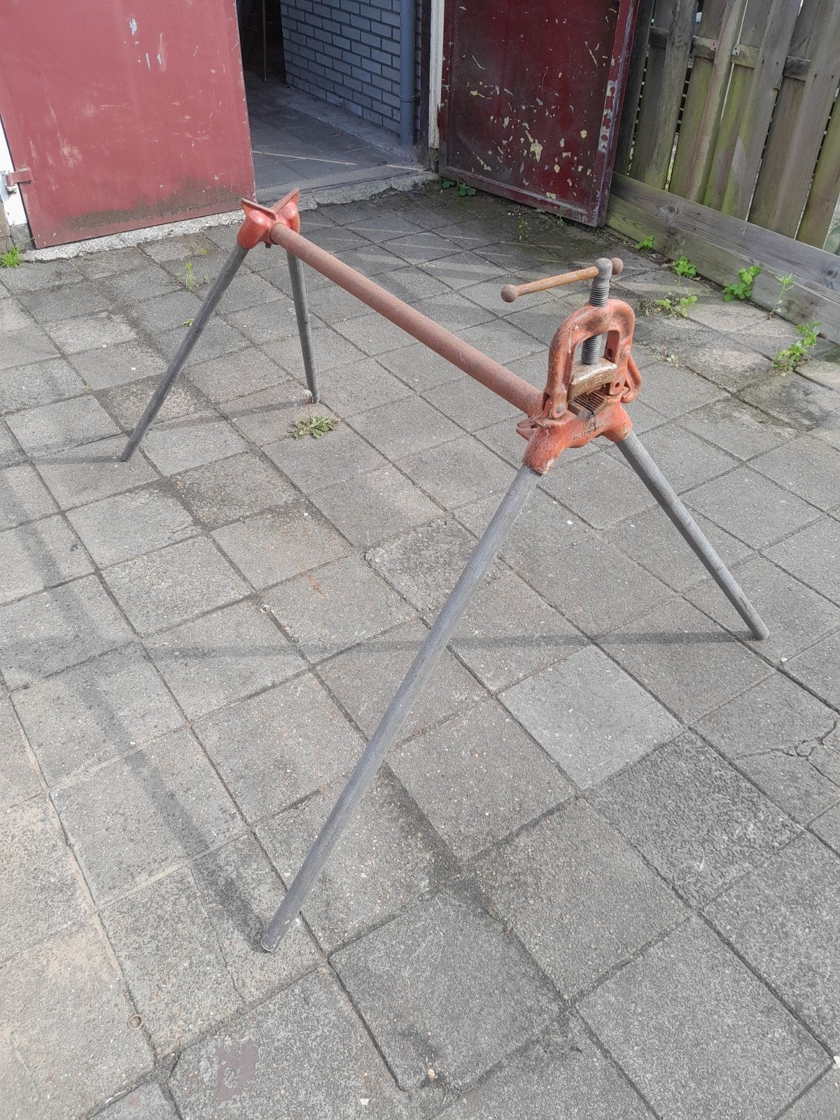 Ridgid pijpklem 2 1/2", Ophalen