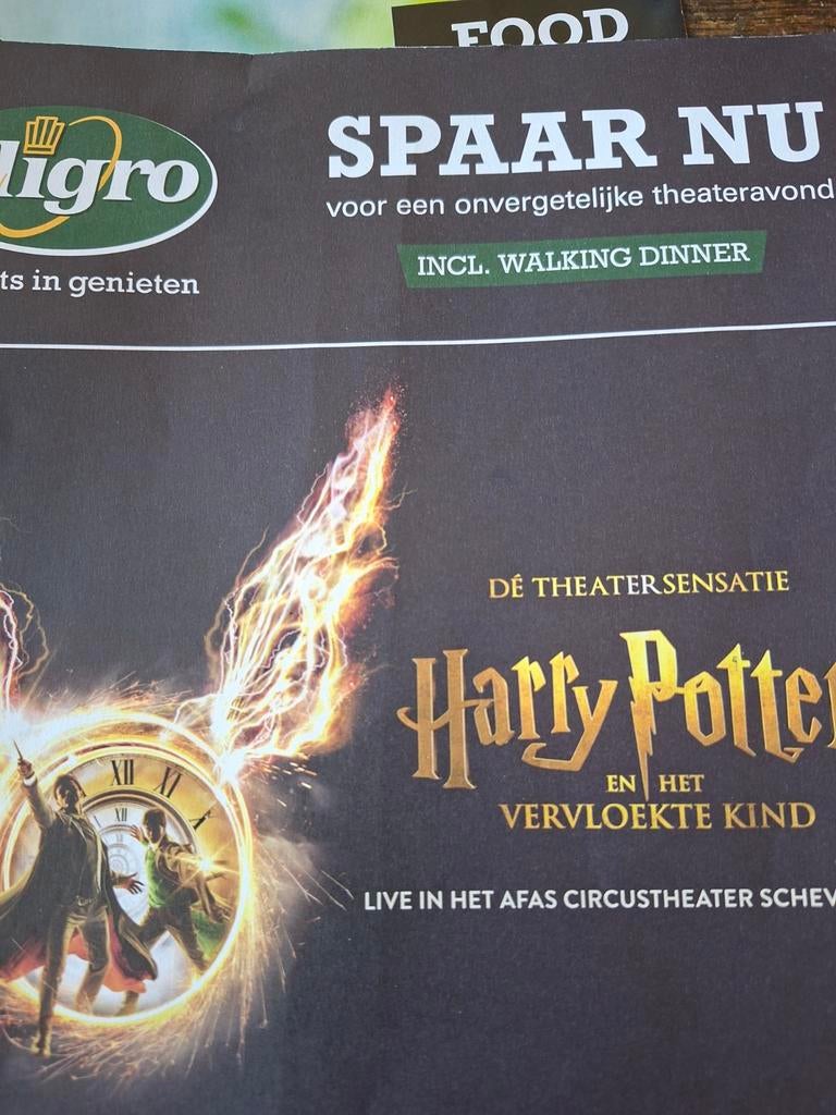 UITVERKOCHT Sligro musical Harry Potter actie, Tickets en Kaartjes, Twee personen, Mei