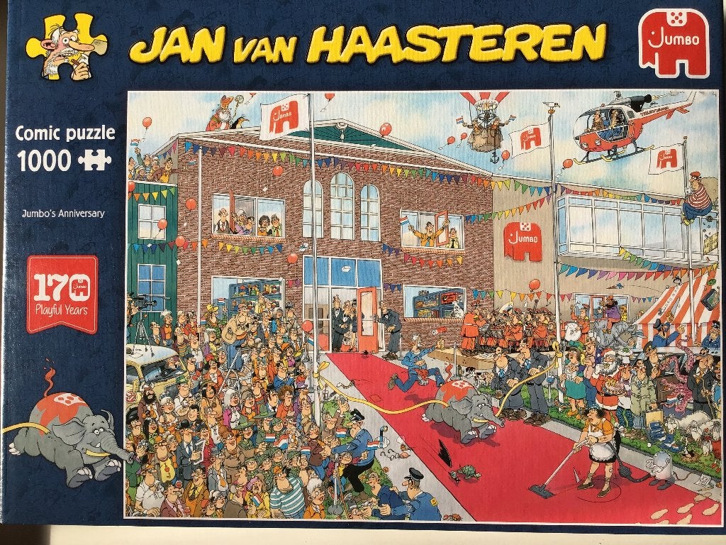 Jan van Haasteren, Ophalen, 500 t/m 1500 stukjes, Zo goed als nieuw, Legpuzzel