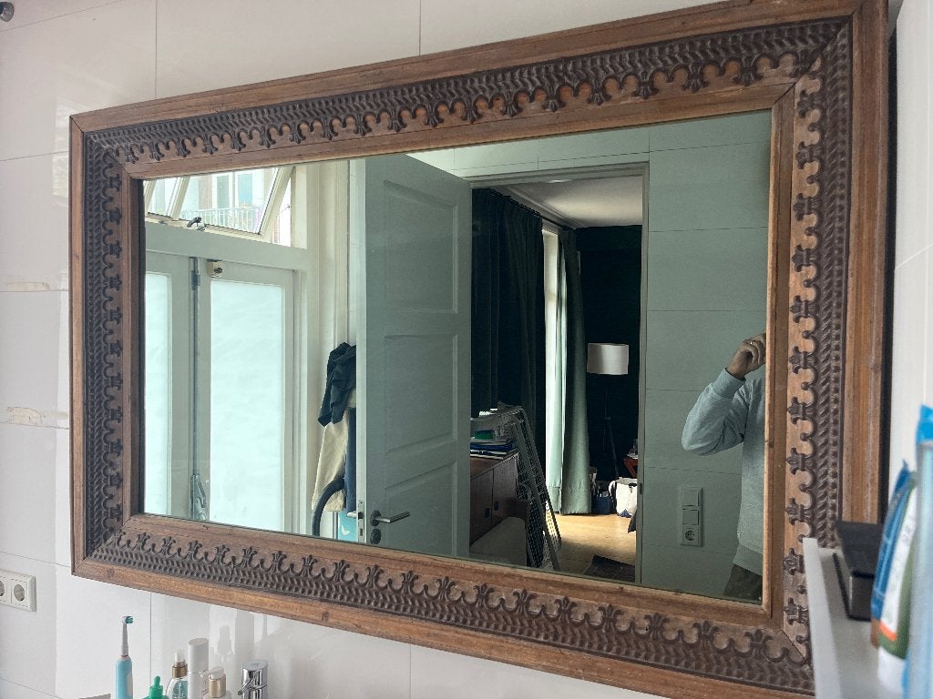 Mirror, Ophalen, Gebruikt, 125 cm of meer, Minder dan 100 cm