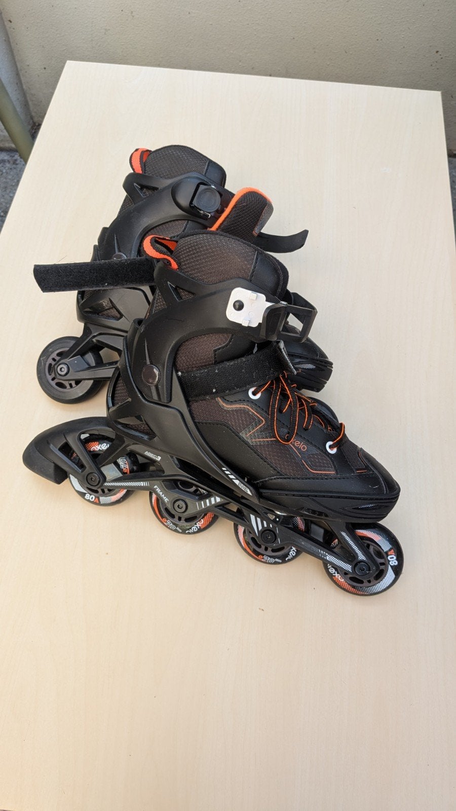Oxelo skeelers 35-38, Verstelbaar, Kinderen, Zo goed als nieuw, Inline skates 4 wielen