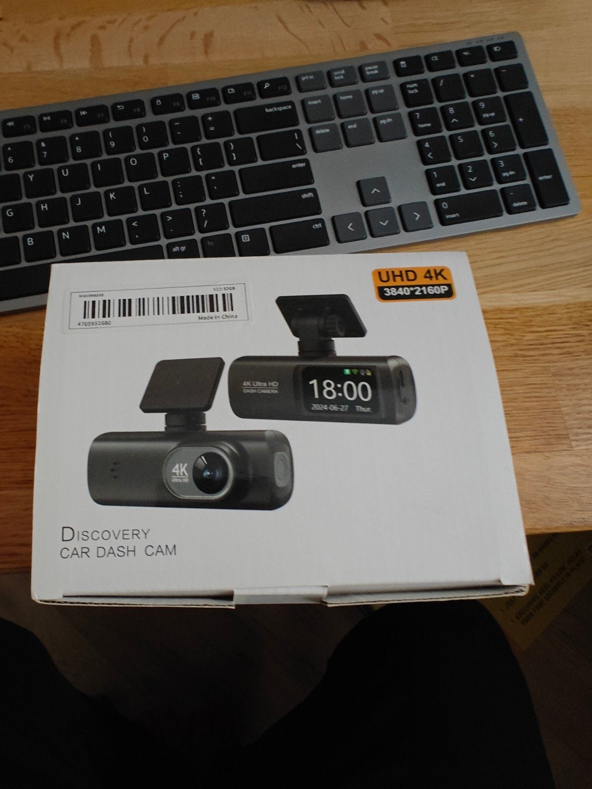 4K Ultra HD Dash Cam - Nieuw in doos, Auto diversen, Dashcams, Ophalen of Verzenden, Nieuw