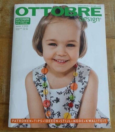 Ottobre Design Kids Fashion nr. 3 zomer 2008 maat 56/170, Verzenden, Zo goed als nieuw, Kind, Overige merken