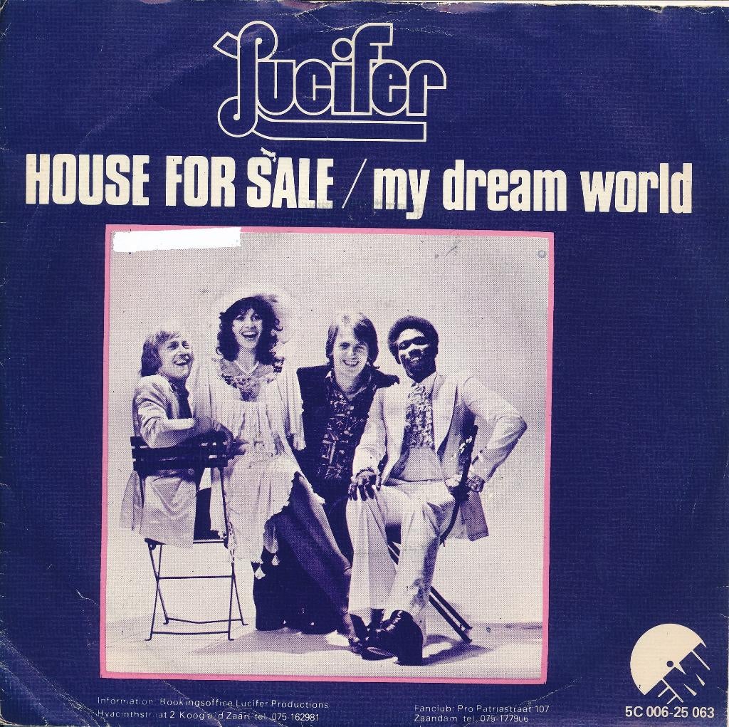 2348 Lucifer - House for sale (1975), Cd's en Dvd's, Vinyl Singles, Gebruikt, 7 inch, Single, Ophalen of Verzenden