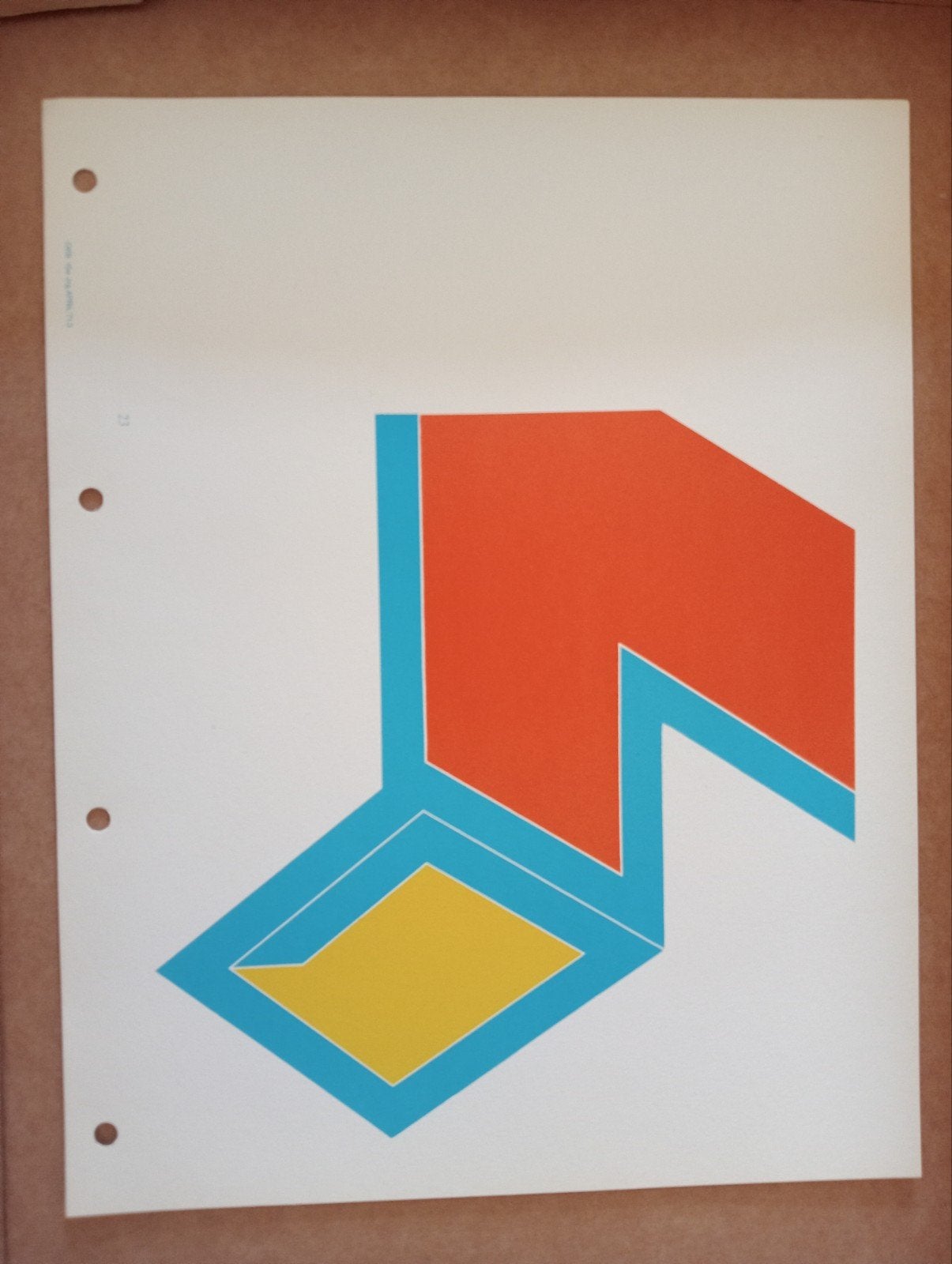 Frank Stella offset prent jaren 60-70 drukwerk., Antiek en Kunst, Ophalen of Verzenden