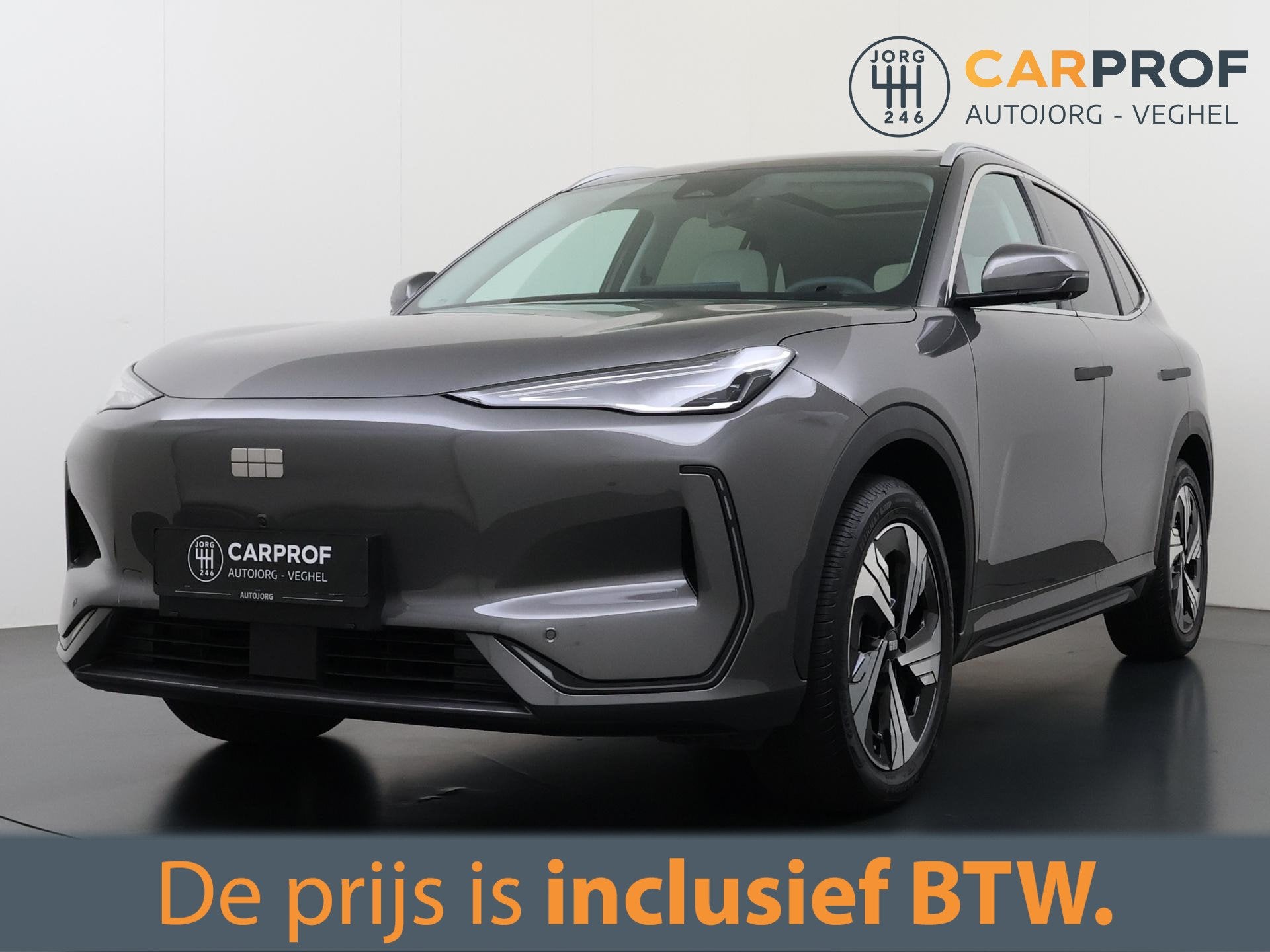 Geely E5 Max+ 68 kWh 360 Camera | Panorama | HUD | Stoelmass, Auto's, E5, Gebruikt, Verwarmde buitenspiegels, 218 pk