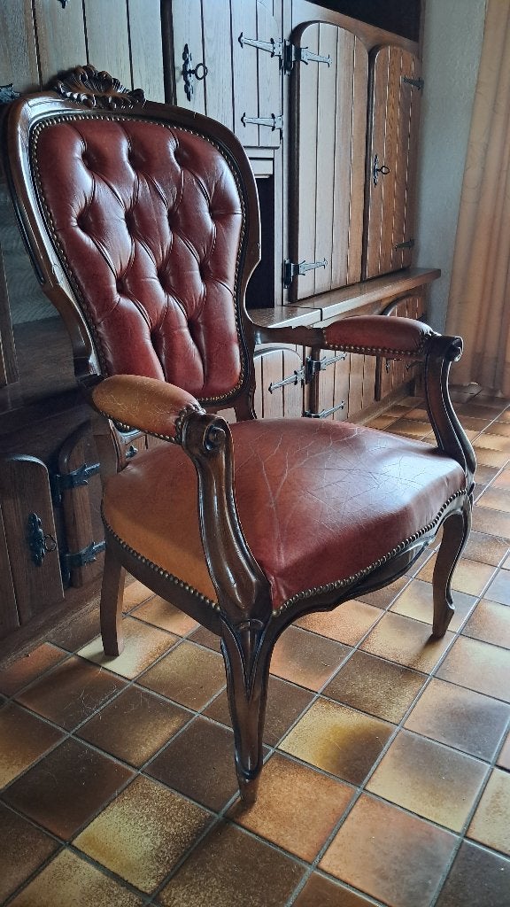 Klassieke barokken fauteuil, Huis en Inrichting, Ophalen, Gebruikt, Minder dan 75 cm, 50 tot 75 cm