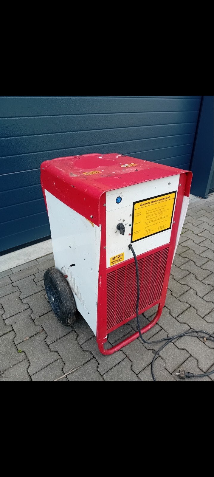 Te koop goede Ebac MK 11 bouwdroger, 100 liter of meer, Ophalen, Overige typen