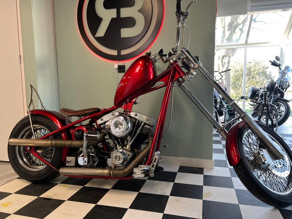 Eigenbouw 1997 met S&S shovelhead blok, Particulier, Chopper