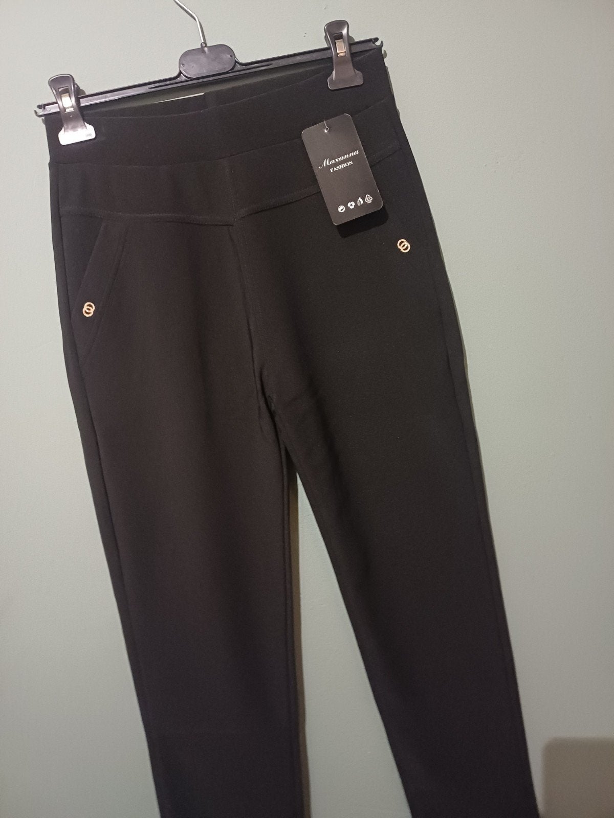 comfy broek maat m-l, Kleding | Dames, Maat 38/40 (M), Maxanna, Zwart, Nieuw