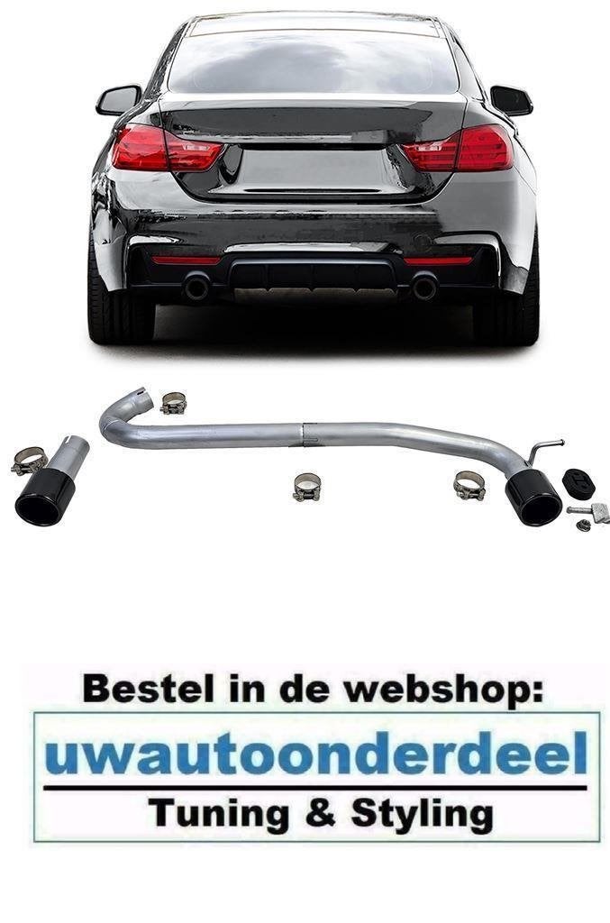 Uitlaat Sierstuk Black Tip M4 435i Look Voor Bmw 4 serie F32, Auto diversen, Tuning en Styling, Verzenden, Automotive Parts, A.parts@hotmail.nl