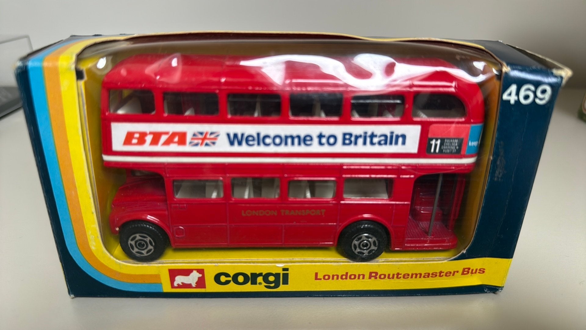 Corgi London Routemaster Bus, Ophalen of Verzenden, Zo goed als nieuw, Bus of Vrachtwagen