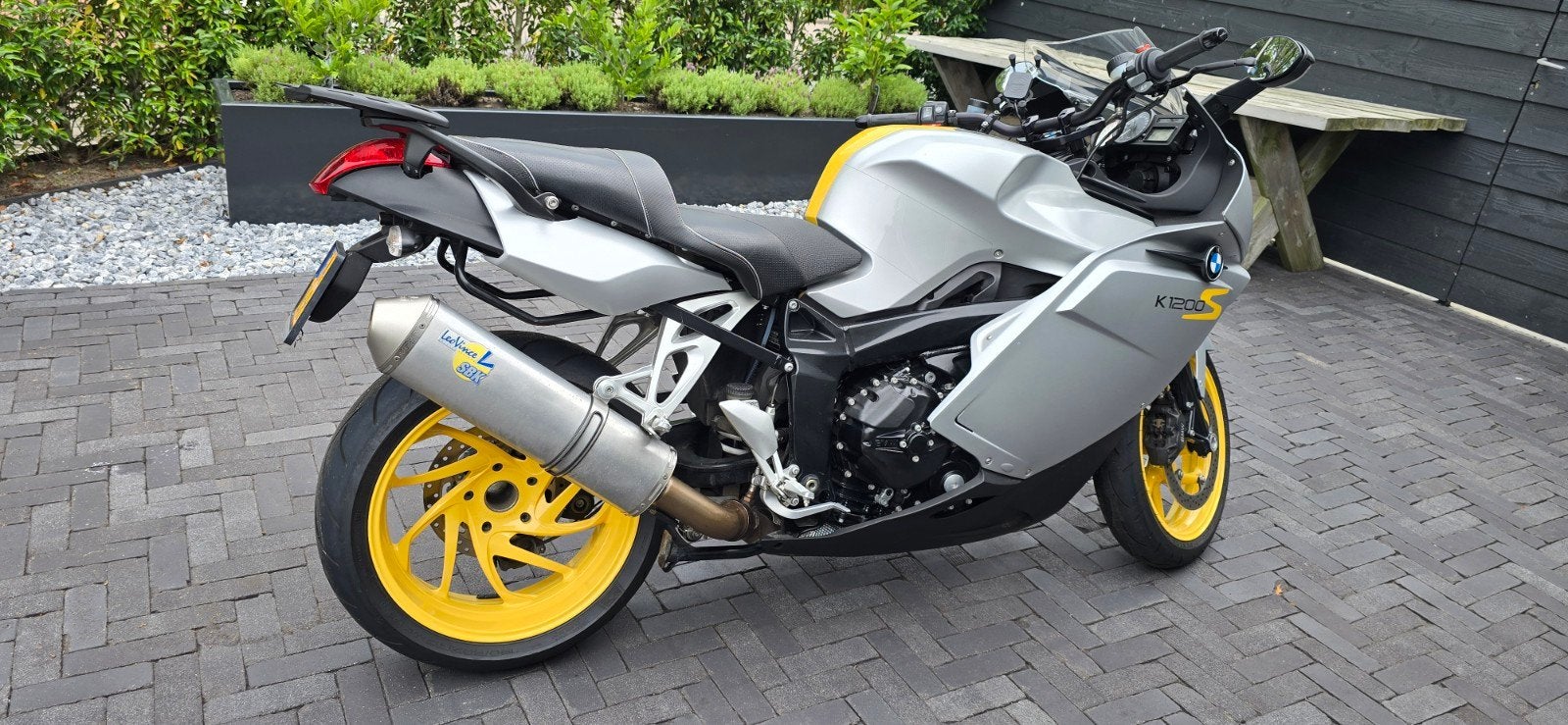 Nette bmw k1200s 2007  26.500 km ABS-ESA AC Schnitzer stuur, 4 cilinders, Motorrijbewijs A, Gebruikt, Particulier