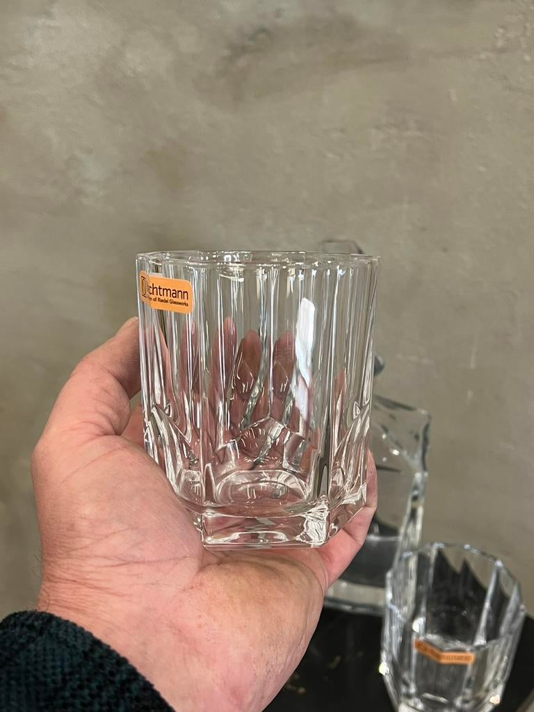 Prachtige Whiskey set kristal Nachtmann, Antiek en Kunst, Antiek | Glas en Kristal, Ophalen of Verzenden