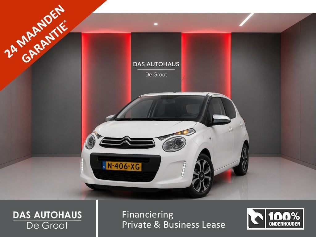 Citroën C1 1.0 VTi 72pk Feel | Cruise | Climate | Camera |, Auto's, Keurmerk '100% Onderhouden', 12 maanden, Stof, Gebruikt